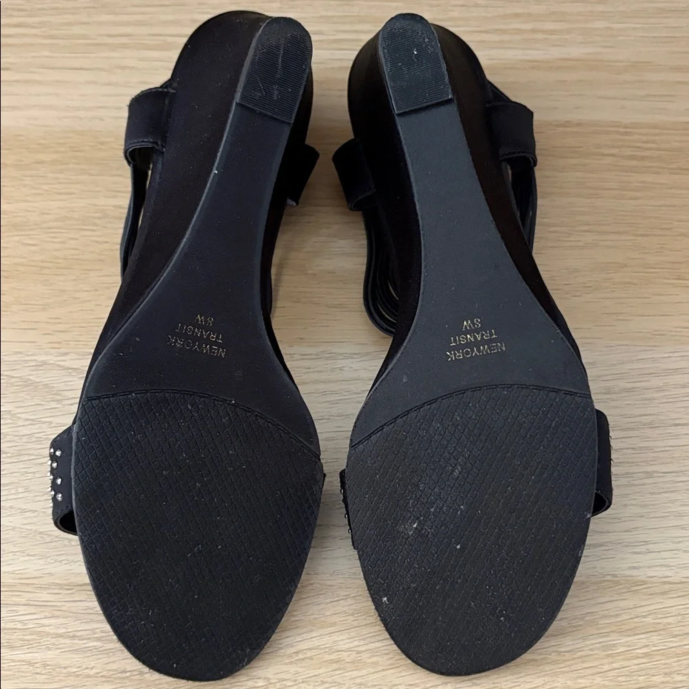 New York Transit Studded Wedge Sandals